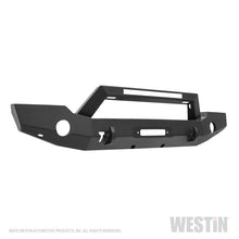 गैलरी व्यूवर में इमेज लोड करें, Westin 18-20 Jeep Wrangler WJ2 Full Width Front Bumper w/LED Light Bar Mount Textured Black