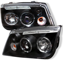 Load image into Gallery viewer, Spyder Volkswagen Jetta 99-05 Projector HeadlightsLED Halo Blk PRO-YD-VJ99-HL-BK