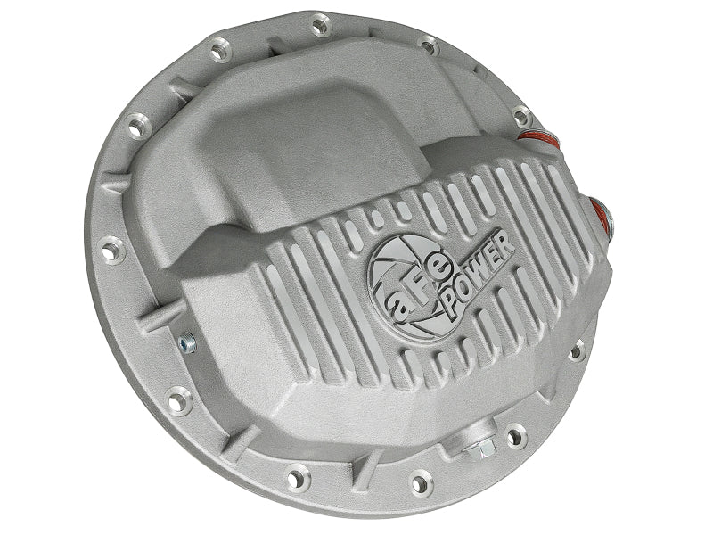 aFe Power Street Series Front Differential Cover Raw w/ Machined Fins 13-18 RAM V8 5.7/6.4L