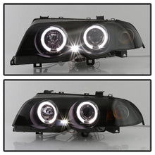 Load image into Gallery viewer, Spyder 99-01 BMW E46 3 Series 4DR Projector Headlights 1PC LED Halo (PRO-YD-BMWE46-4D-HL-AM-BSM)