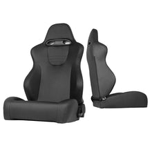 Load image into Gallery viewer, Xtune Srt Style Racing Seat Pu (Double Slider) Black/Black Driver Side RST-SRT-01-BK-DR