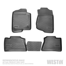 गैलरी व्यूवर में इमेज लोड करें, Westin 2020 GM Silverado/Sierra 1500 Dbl/Crew Cab Profile Floor Liners Front and 2nd Row - Black