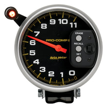 Carica l&#39;immagine nel visualizzatore di Gallery, Autometer 5 inch 11000 RPM Single Range w/ Pro-Comp 2 &amp; Memory Tachometer