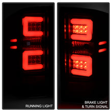 Load image into Gallery viewer, Spyder Chevy 1500 14-16 Light Bar LED Tail Lights Blk Smke ALT-YD-CS14-LBLED-BSM