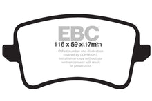 Cargar imagen en el visor de la galería, EBC 09-11 Audi A4 2.0 Turbo Redstuff Rear Brake Pads