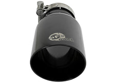 Laden Sie das Bild in den Galerie-Viewer, aFe MACH Force-Xp Universal 409 SS Single-Wall Clamp-On Exhaust Tip - Black