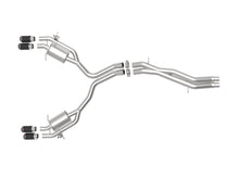 Carica l&#39;immagine nel visualizzatore di Gallery, aFe 18-20 Audi RS5 Coupe MACH Force-Xp 3in to 2.5in 304 SS Axle-Back Exhaust System-Quad Carbon Tips