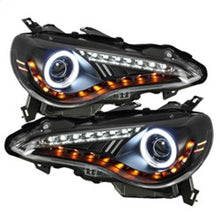 Load image into Gallery viewer, Spyder Scion FRS 12-14 Projector Headlights CCFL Halo DRL LED Black PRO-YD-SFRS12-CCFL-BK