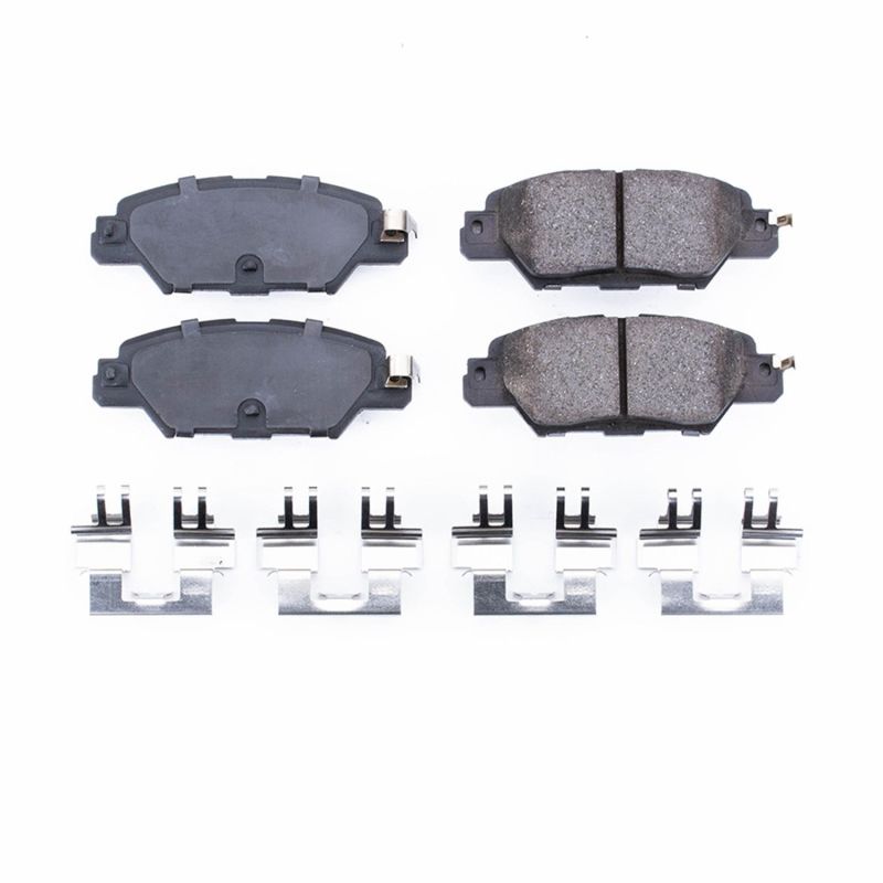 Power Stop 16-19 Mazda CX-5 Rear Z17 Evolution Ceramic Brake Pads w/Hardware