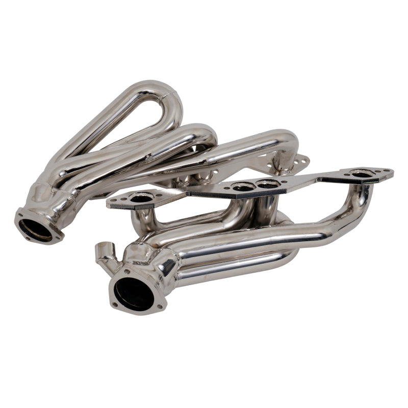 BBK 96-98 GM Truck SUV 5.0 5.7 Shorty Tuned Length Exhaust Headers - 1-5/8 Chrome