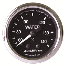 Laden Sie das Bild in den Galerie-Viewer, Autometer Cobra 2-1/16 inch 60-140 Deg Celcius Mechanical Water Temperature Gauge