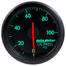 Cargar imagen en el visor de la galería, Autometer Airdrive 2-1/6in Oil Pressure Gauge 0-100 PSI - Black