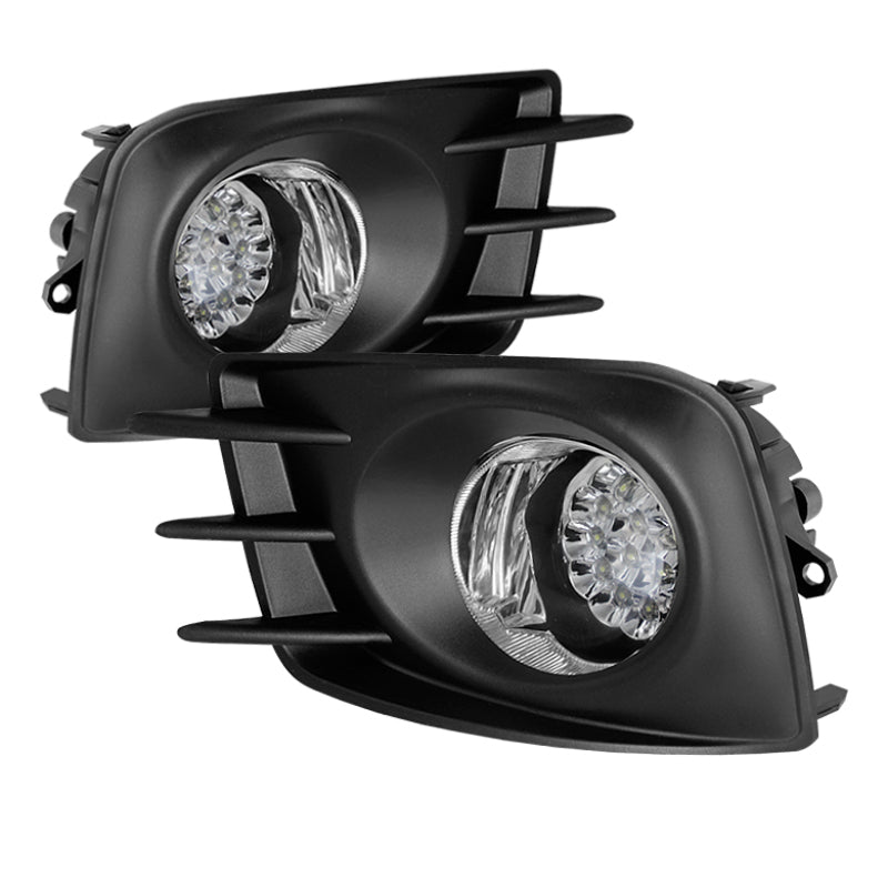 Spyder Scion TC 2011-2013 LED Fog Lights w/Switch Clear FL-LED-STC2011-C