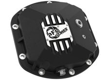 Cargar imagen en el visor de la galería, aFe Street Series Dana 30Front Differential Cover Black w/ Machined Fins 97-18 Jeep Wrangler