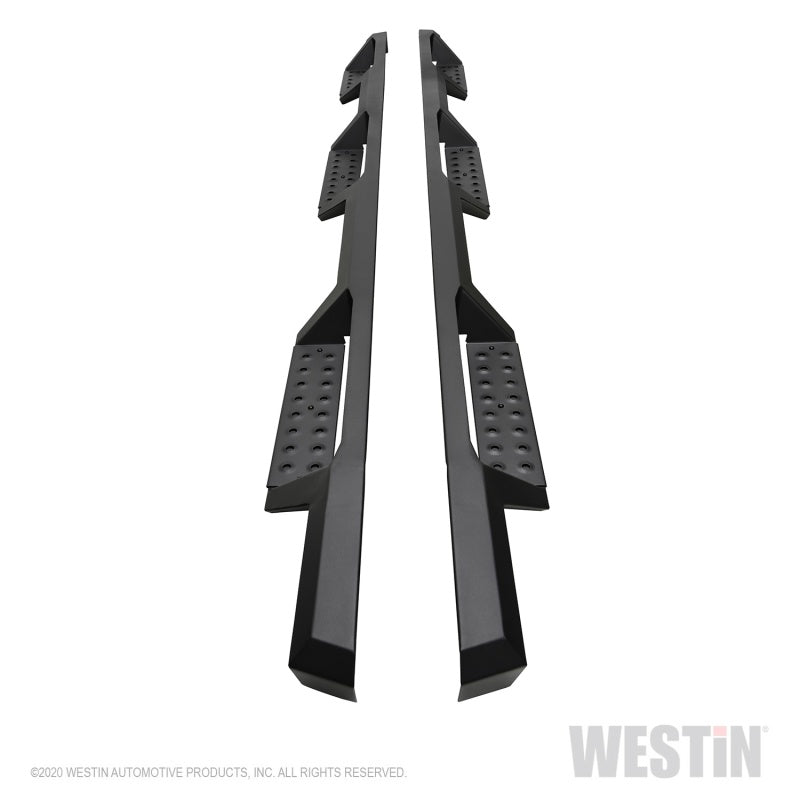 Westin 2020 Chevy Silverado 2500/3500 Crew Cab (6.5ft Bed) HDX W2W Nerf Step Bars - Textured Black