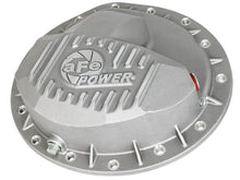 Carica l&#39;immagine nel visualizzatore di Gallery, aFe Power Rear Differential Cover Raw w/Machined Fins Street Ser. 16-17 Nissan Titan XD (AAM 9.5-14)