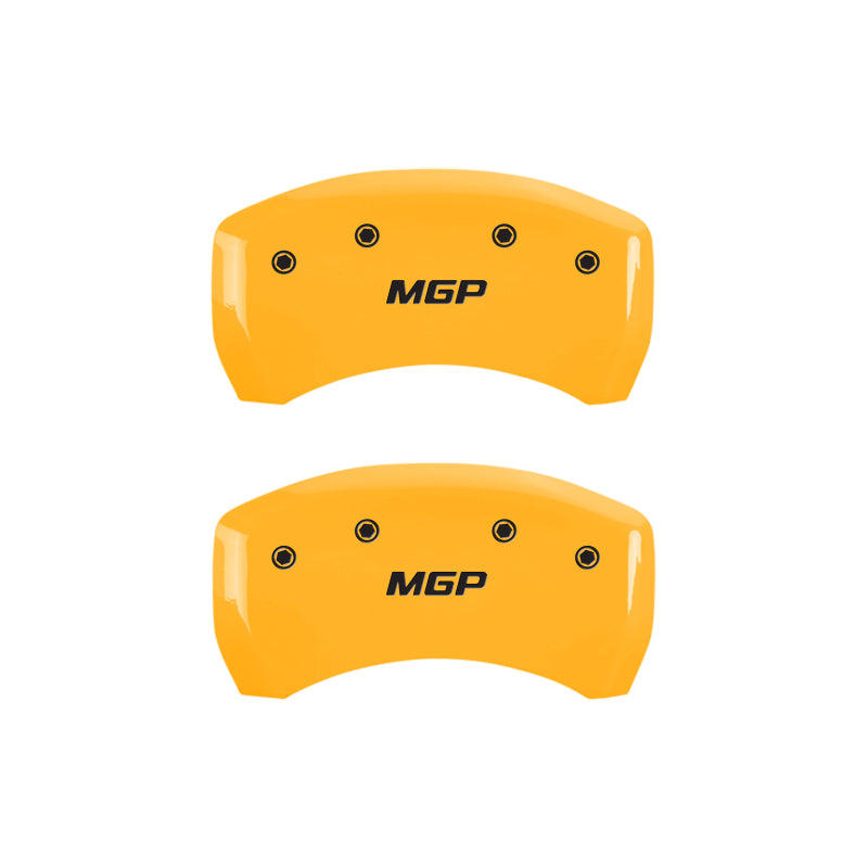 MGP 4 Caliper Covers Engraved Front & Rear MGP Red finish silver ch