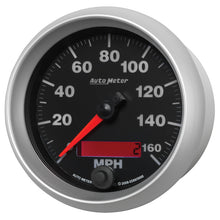 Laden Sie das Bild in den Galerie-Viewer, Autometer Electric Programmable 85.7mm Speedometer 160MPH