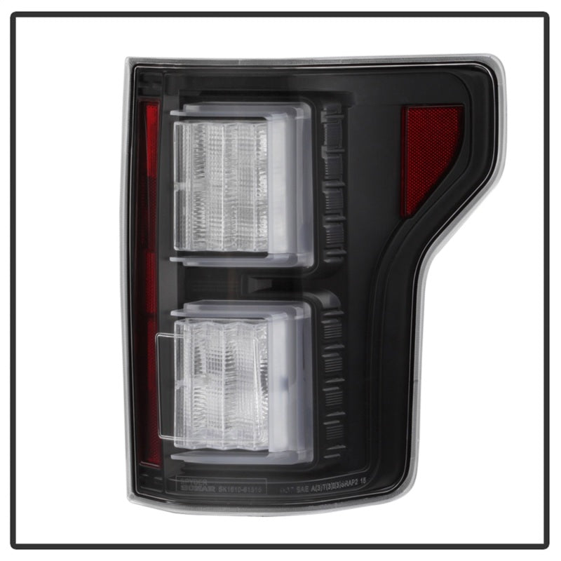 Spyder 18-19 Ford F-150 (w/Blind Spot Sensor) LED Tail Lights - Black (ALT-YD-FF15018-LED-BK)