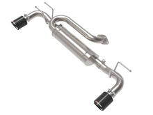 Charger l&#39;image dans la galerie, aFe 19-22 Mazda 3 L4 2.5L Takeda 3in to 2-1/2in 304 SS Axle-Back Exhaust w/ Carbon Fiber Tip