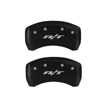 Cargar imagen en el visor de la galería, MGP 4 Caliper Covers Engraved Front &amp; Rear RT1-Truck Red finish silver ch