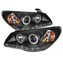 Carica l&#39;immagine nel visualizzatore di Gallery, Spyder Hyundai Elantra 07-10 Projector Headlights LED Halo DRL Blk PRO-YD-HYELAN07-DRL-BK