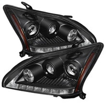 Cargar imagen en el visor de la galería, Spyder Lexus RX330 2004-2006 Projector Headlights Halogen Model- DRL LED Blk PRO-YD-LRX35004-DRL-BK