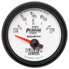 Carica l&#39;immagine nel visualizzatore di Gallery, Autometer Phantom II 2-1/16in 240E - 33F OHM Electric Fuel Level Gauge