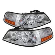 Load image into Gallery viewer, Xtune Lincoln Town Car 05-11 Crystal Headlights Chrome HD-JH-LTC05-AM-C