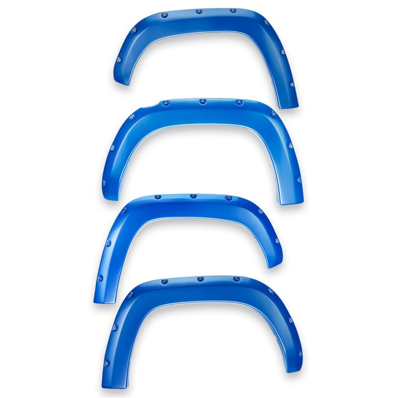 EGR 16+ Toyota Tacoma w/Mudflap Bolt-On Look Color Match Fender Flares - Set - Blazing Blue