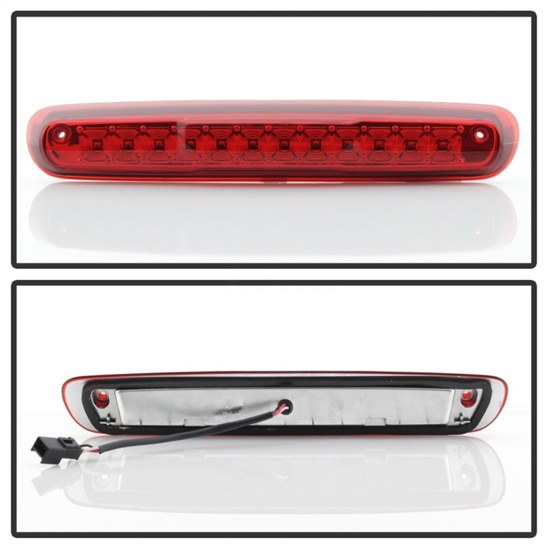 xTune Chevy Silverado 07-13 / GMC Sierra 07-13 LED 3RD Brake Light - Red BKL-CSIL07-LED-RD