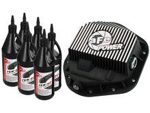 Carica l&#39;immagine nel visualizzatore di Gallery, aFe Power Front Diff Cover w/ 75W-90 Gear Oil 5/94-12 Ford Diesel Trucks V8 7.3/6.0/6.4/6.7L (td)