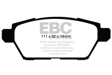 Cargar imagen en el visor de la galería, EBC 06-09 Ford Fusion 2.3 Redstuff Rear Brake Pads