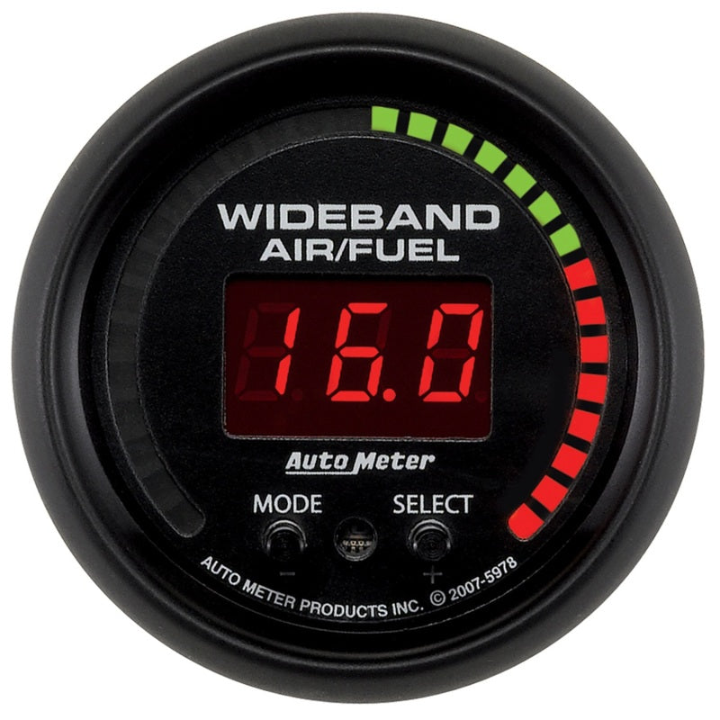 Autometer ES Digital 52mm Wideband Air/Fuel Kit