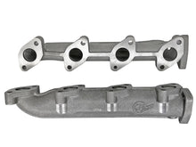 Carica l&#39;immagine nel visualizzatore di Gallery, aFe BladeRunner Ported Ductile Iron Exhaust Manifold 08-10 Ford Diesel Trucks V8 6.4L (td)