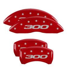 Carica l&#39;immagine nel visualizzatore di Gallery, MGP 4 Caliper Covers Engraved Front &amp; Rear MGP Red finish silver ch