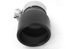 Load image into Gallery viewer, aFe MACH Force-XP 409 SS Single Wall Universal Clamp On Exhaust Tip - Black