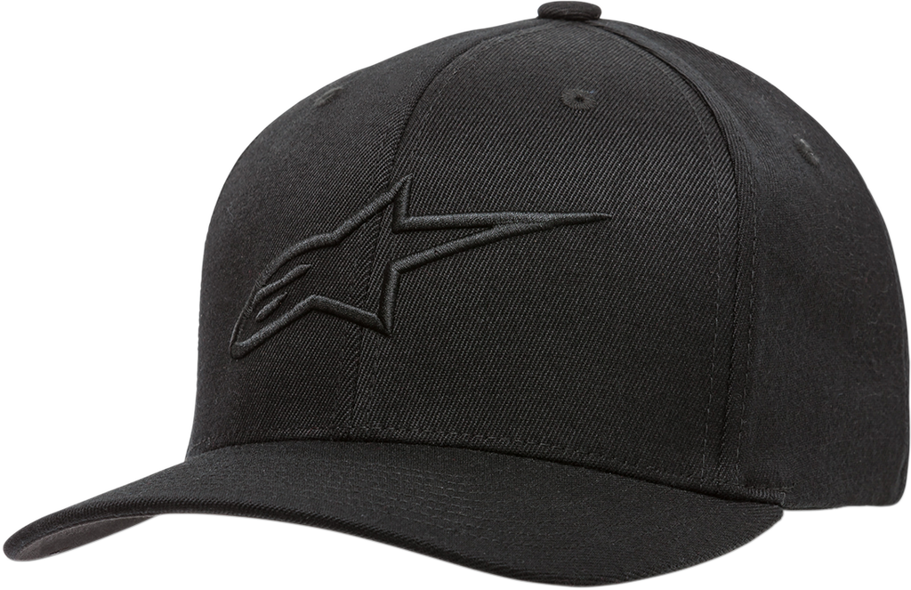 ALPINESTARS Ageless Curve Hat - Black/Black - Small/Medium 1017810101010SM