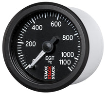 Laden Sie das Bild in den Galerie-Viewer, Autometer Stack 52mm 0-1100 Deg C Pro Stepper Motor Exhaust Gas Temp Gauge - Black