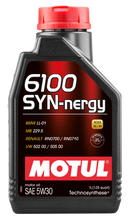 Laden Sie das Bild in den Galerie-Viewer, Motul 1L Technosynthese Engine Oil 6100 SYN-NERGY 5W30 - VW 502 00 505 00 - MB 229.5 - Single