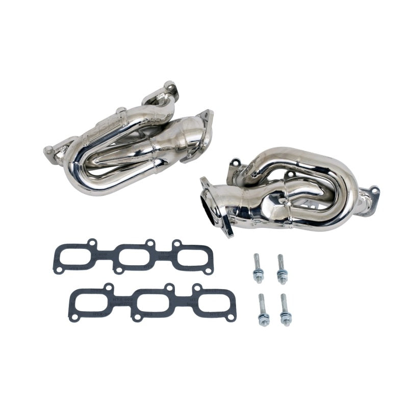 BBK 11-15 Mustang 3.7 V6 Shorty Tuned Length Exhaust Headers - 1-5/8 Chrome