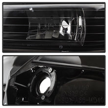 Carica l&#39;immagine nel visualizzatore di Gallery, Xtune Chevy TahOE 00-06 Amber Crystal Headlights Black HD-JH-CSIL99-BK