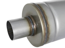 Laden Sie das Bild in den Galerie-Viewer, aFe MACH Force-Xp 409 SS Muffler 2.5in Center/Center 18in L x 6in Dia - Round Body