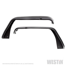 गैलरी व्यूवर में इमेज लोड करें, Westin 18-20 Jeep Wrangler JL / 20 Gladiator Tube Fenders - Front - Textured Black