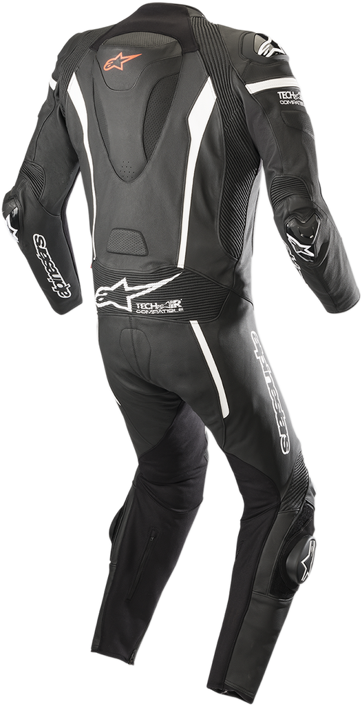 ALPINESTARS Missile 1-Piece Leather Suit - Black/Red Fluorescent/White - US 44 / EU 54 3150118-1321-54