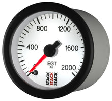 Load image into Gallery viewer, Autometer Stack 52mm 0-2000 Deg F Pro Stepper Motor Exhaust Gas Temp Gauge - White