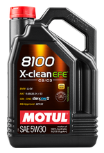 Load image into Gallery viewer, Motul 5L Synthetic Engine Oil 8100 5W30 X-Clean EFE - Case of 4