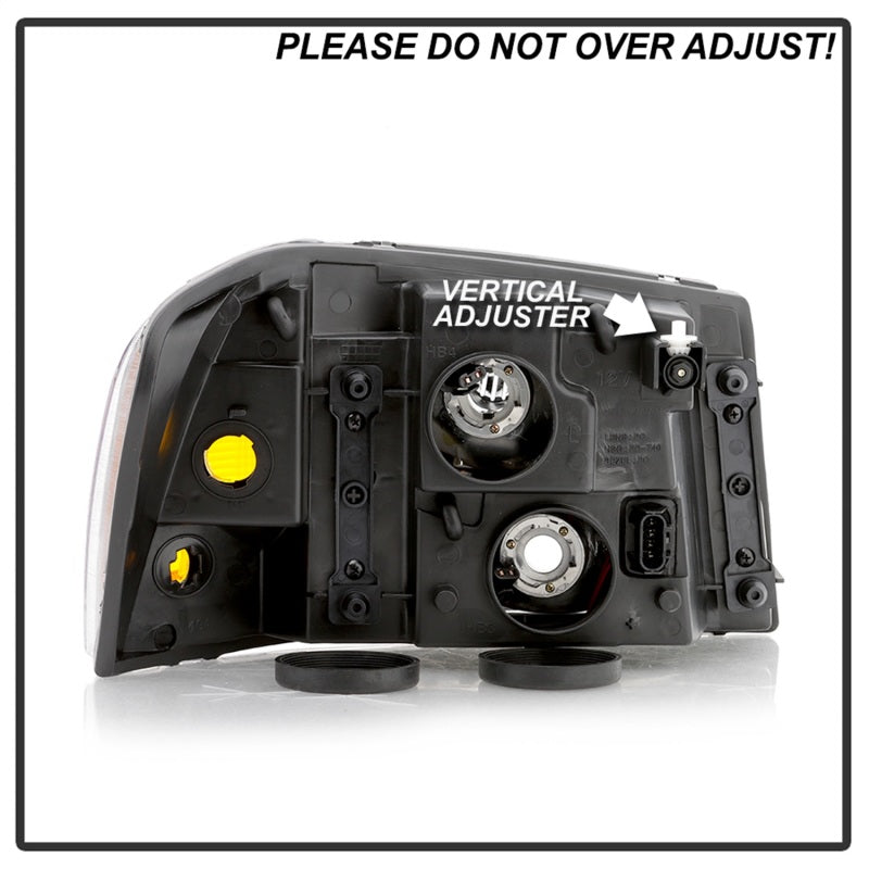 xTune 02-09 GMC Envoy Driver Side Headlight - OEM Left (HD-JH-GEN02-OE-L)