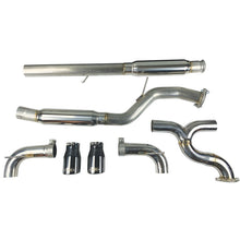 Carica l&#39;immagine nel visualizzatore di Gallery, Injen 16-18 Ford Focus RS 3in Cat-Back Stainless Steel Exhaust w/ 4in Black Chrome Tips