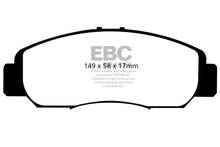 Carica l&#39;immagine nel visualizzatore di Gallery, EBC 06-11 Acura CSX (Canada) 2.0 Redstuff Front Brake Pads